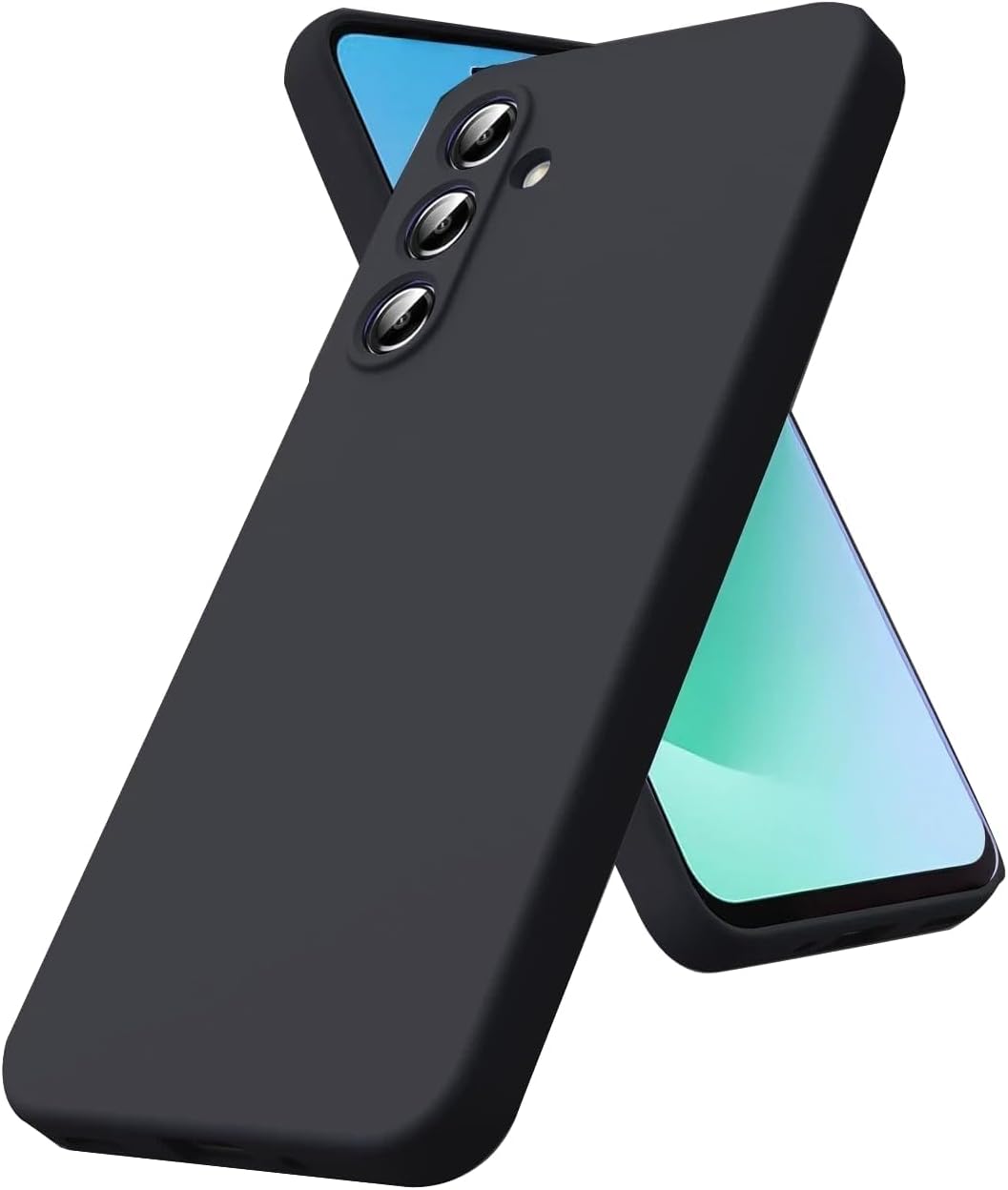 Alternative view of & AKSESUAR Galaxy S25 Fe ile Uyumlu İçi Kadife Kamera Korumalı Lansman Silikon Kılıf İnce Yapılı Tam Koruma Sağlayan Kamera Korumalı Kılıf (Siyah)