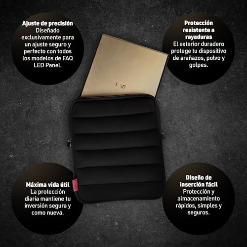 FAQ Panel Koruyucu Kılıf – Seyahat Dostu Yastıklı Çanta – Dayanıklı, Çizilmeye Karşı Dirençli ve Koruyucu Tasarım