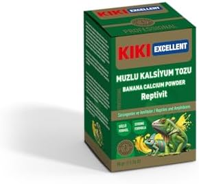 Muzlu Kalsiyum Reptivit Sürüngenler ve Amfibiler için Toz Mineral 50 Gr