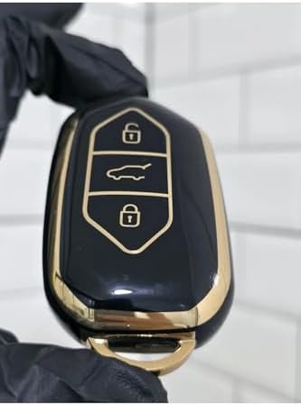 Alternative view of AutoHan Keys Togg T10x T10F Akıllı Anahtar Kılıfı, 3 Tuşlu, Koruma, Siyah-Altın