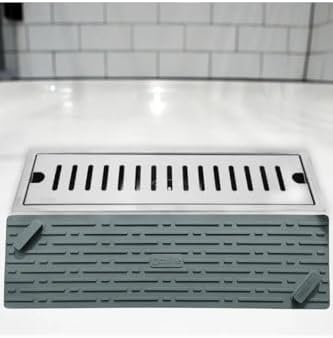 GRİ Renk Uzun Model Kötü Koku Önleyici Silikon Mat Banyo Mutfak Lavabo Balkon Gider Tıpası Kapağı