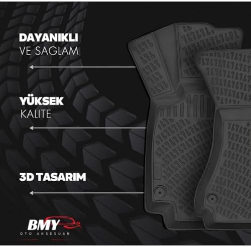 Sonata 2020 Sonrası İle Uyumlu 3D Araca Özel Havuzlu Paspas Bmy