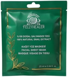 Alternative view of Salyangoz Özlü Kağıt Yüz Maskesi, Canlandırıcı ve Nemlendirici, Tüm Cilt Tipleri İçin, Paraben İçermeyen, 25 ml