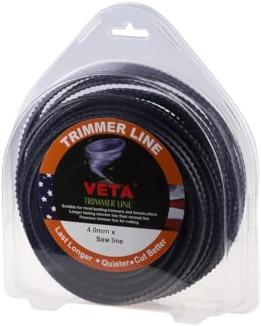 Veta 131622 Tırpan Misina Pro 4.0Mm 32M Siyah Tırtıklı
