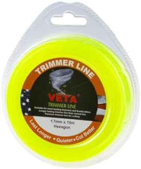Veta 131740 Tırpan Misina Pro 1.7Mm 15M Sarı 6 Köşe