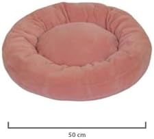 Alternative view of Kedi Ve Köpek Simit Yatağı 50 Cm Çap Polar Pembe-fuşya