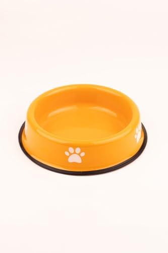 Alternative view of Kedi Köpek Mama Ve Su Kabı Pati Desen Mustard