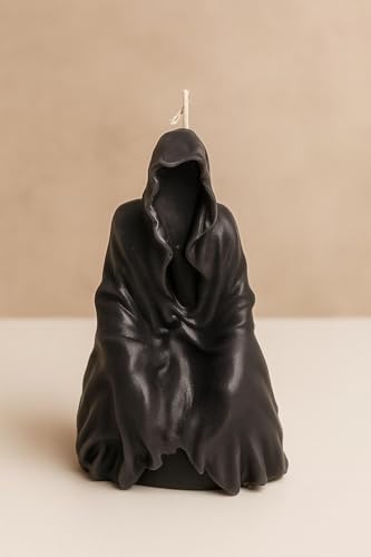 Hayalet Kral Mum Halloween Bayramı Korku Dekorasyonu Dark Obje Mum