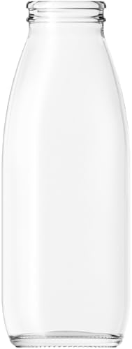 Alternative view of 500 ml Şeffaf Sürahi Süt, Ayran, Su, Limonata, Meşrubat Şişesi 500 Cc Askılı Kapaklı Cam Şişe 6 Adet (6, Şeffaf Askılı Kapak, 500)