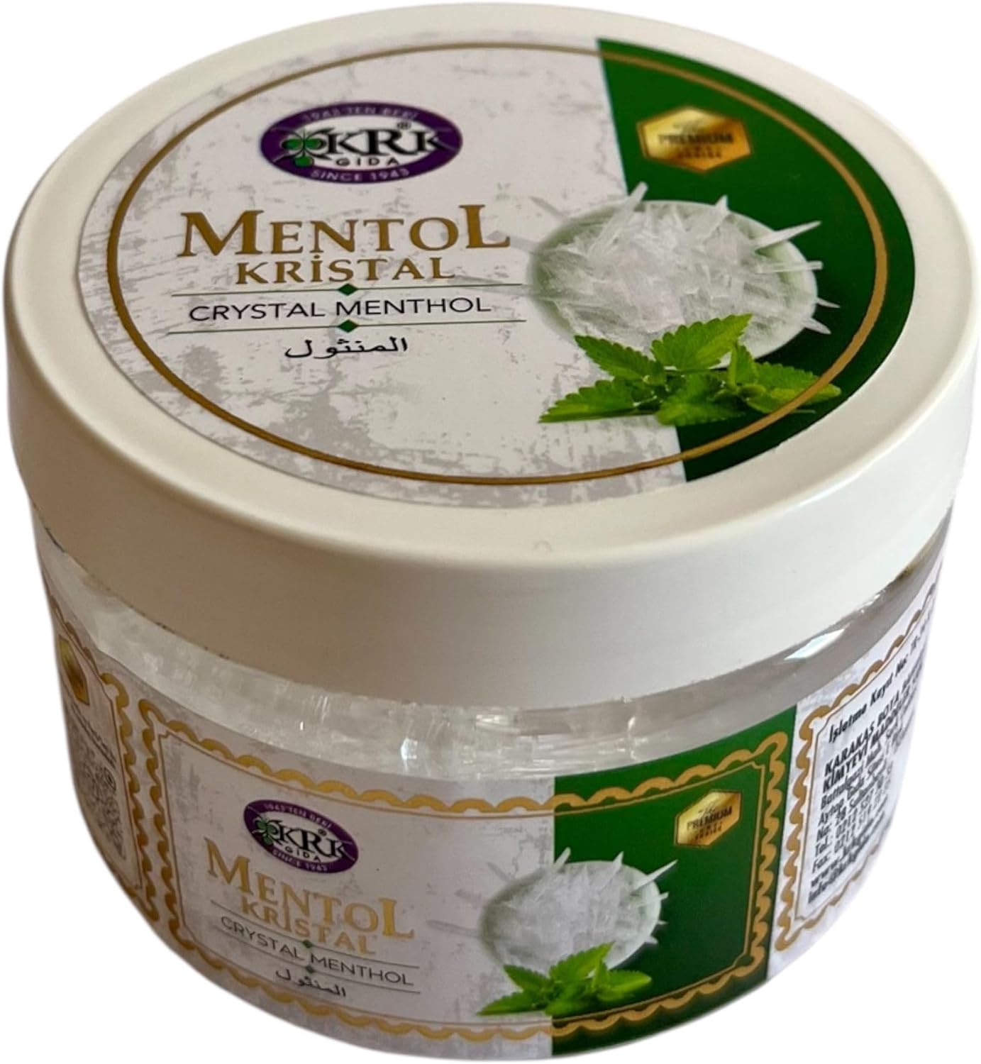 Doğal ve Saf Mentol Kristal 50 g | Crystal Menthol | Aromaterapi, Buhar Banyosu, Masaj ve Spa İçin Ferahlatıcı Kristaller (mentol kristal, crystal menthol, aromatherapy, spa, steam bath, masaj)