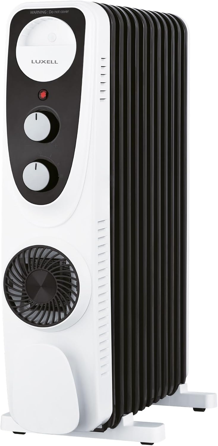 Alternative view of Lux11-Fp-Bw 11 Dilim 2700 Watt Turbo Fanlı Yağlı Radyatör (siyah/beyaz)