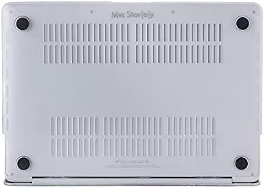 Alternative view of Air M1 Kılıf 13 inç Uyumlu Darbe Çizilme Önleyici Sert Kapak Çiçek Desenli Lazer UV Baskı TouchID M1 Air A2337 A2179 A1932 Yeşil