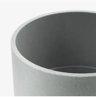 SUMUHOME NYPON DEKORATİF PLASTİK SAKSI GRİ 15 CM