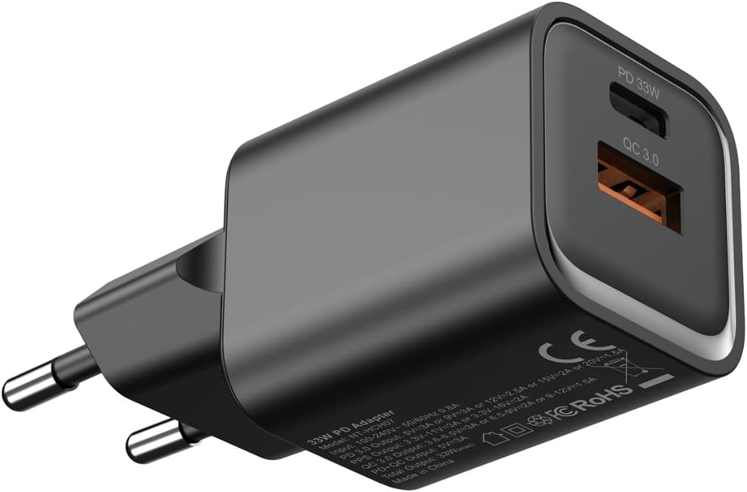 Alternative view of 35W PD+QC3.0 Hızlı Şarj Adaptörü, MacBook Uyumlu 1.5 Saat Şarj Süresi, USB ve Type-C Portlu
