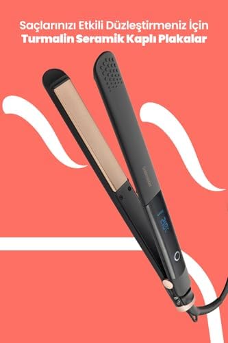 Goldmaster IN-6132 Betty Seramik Keratinli LCD İyonlu Saç Düzleştirici, Şekillendirici