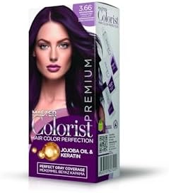 Alternative view of Premıum Yarı Kit Set Saç Boyası 3.66 Patlıcan Moru