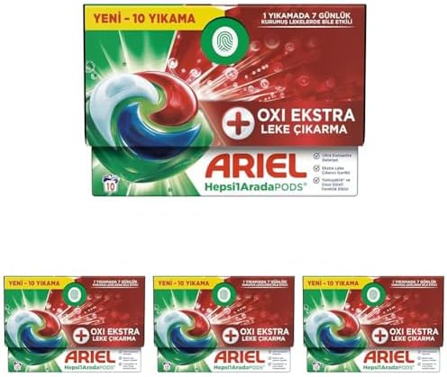 Alternative view of Ariel PODS Kapsül Çamaşır Deterjanı Oxi 10'lu 4lü paket