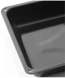 -Lab 2 Adet (36 Ve 26 * 37 Cm) Siyah Parlak Yuvarlak Ve Kare Fırın Tepsi Seti Siyah 26 Cm