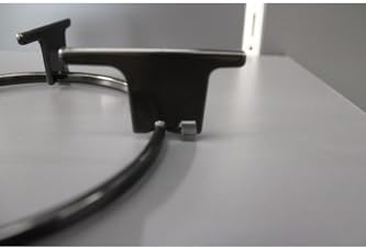 -Lab 1 Ad Uyumlu Emayeli Cam Ocak Izgarası (Çember Çapi 16,5 - Bacaktan Bacağa 23,5 Cm) Siyah