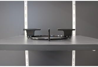 Alternative view of -Lab 1 Ad Uyumlu Emayeli Cam Ocak Izgarası (Çember Çapi 16,5 - Bacaktan Bacağa 23,5 Cm) Siyah