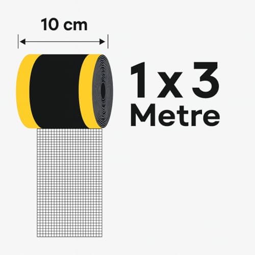 3 Adet Kendinden Yapışkanlı Mutfak Lavabo Duşakabin Küvet Süzgeci, Saç Toplayıcı ve Gider Tıkanma Önleyici, Kesilebilir PVC File, Kullan At, 3×1 Metre Pratik Banyo Aksesuarı