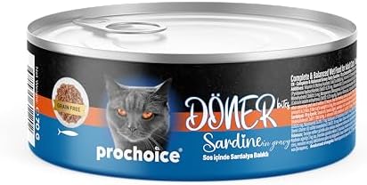 Alternative view of Prochoice Döner Sardine, Sos İçinde Sardalyalı Tam & Dengeli Yetişkin Kedi Maması 70 gr