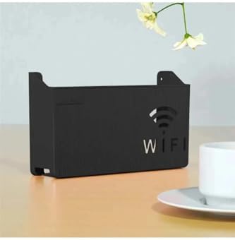 Alternative view of Siyah Wifi Kutusu Duvar Asılabilir Sigorta Ve Modem Saklama Kutusu 25x15x6 Cm