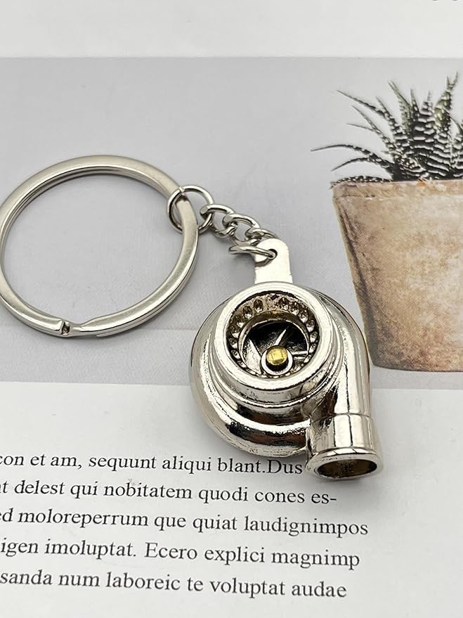 Metal Turbo Figürlü Oto Anahtarlık