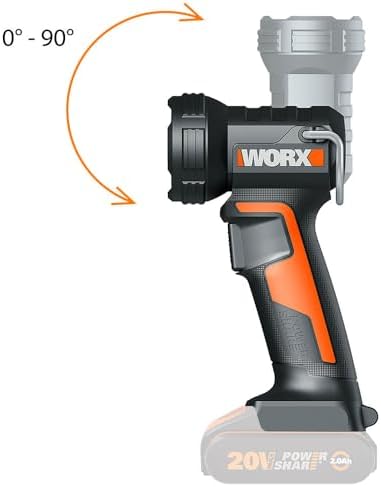 WX025.9 20Volt 160/350 Lümen Profesyonel Çok Fonksiyonlu Led Fener (Akü Dahil Değildir)