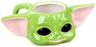 Alternative view of 3D BabyYoda Kupa – Kulplu Porselen Kupa, 320 Ml, Özel Hediyelik Kutulu,Yeşil
