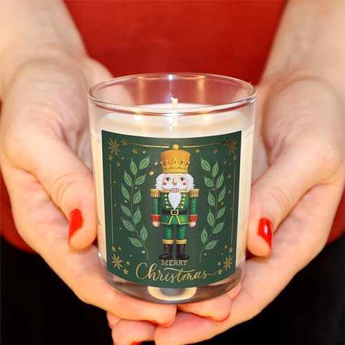 Alternative view of – Kurşun Asker (Nutcracker) Tasarımlı Mum, Yeşil Renk Temalı, 135 g Doğal Biyo, 40 Saat Yanma Süresi, Cam Kavanoz, Şık Bristol Kutulu, Yılbaşı Koleksiyonu Hazır Hediye