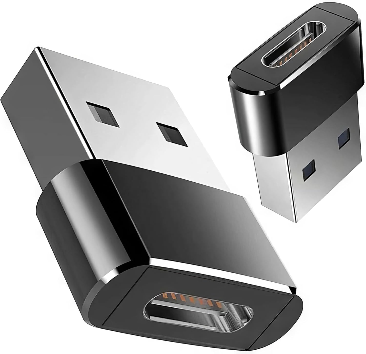 Alternative view of USB 3.0 Erkek – Type-C 3.1 Dişi OTG Dönüştürücü Adaptör – Yüksek Hızlı Veri Aktarımı ve Şarj, EVINTO