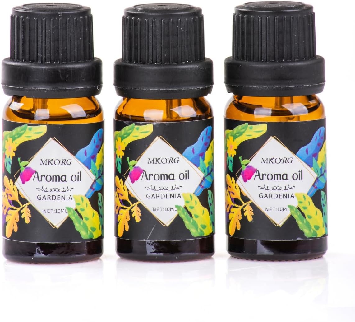 Alternative view of 3’Lü Esansiyel Uçucu Yağ 3X10Ml Gardenia Kokulu Buhurdanlık Yağı Set, Difüzör, Banyo Ve Oda Kokusu