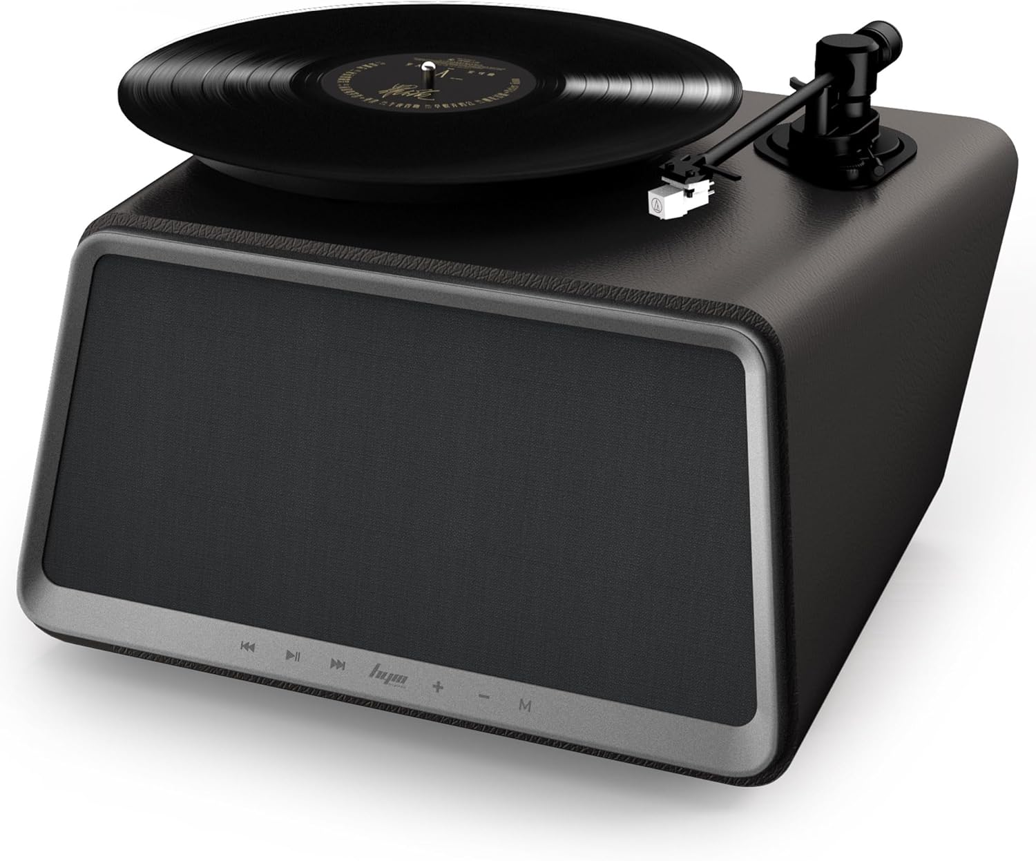 Alternative view of Seed Retro Pikap Plakçalar Dahili Bluetooth Hoparlörlü 80W RMS Aux, RCA Çıkışlı All-in-One Hi-Fi Ses Sistemi, Siyah Deri