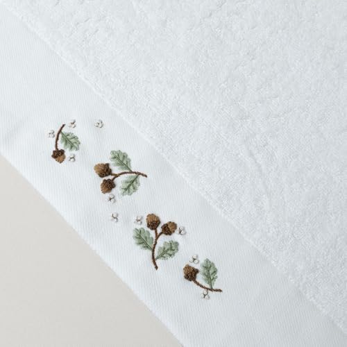 Chestnut Pamuk 50x85 Cm Yüz Havlusu Beyaz