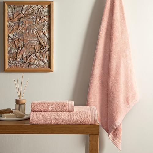 Bambu 50x85 cm Yüz Havlusu Rose
