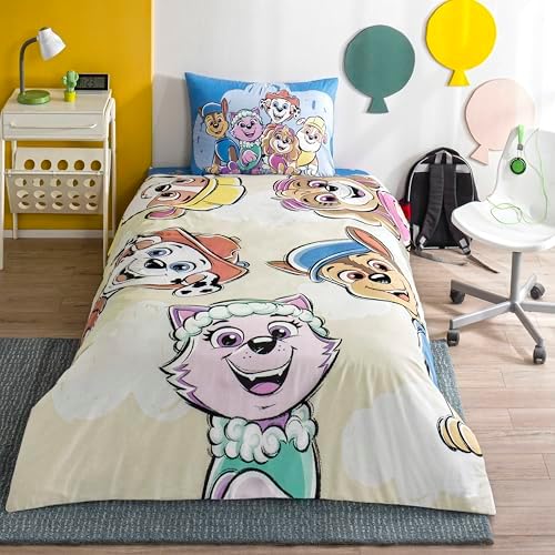 Paw Patrol Cloud Tek Kişilik Pamuk Nevresim Takımı