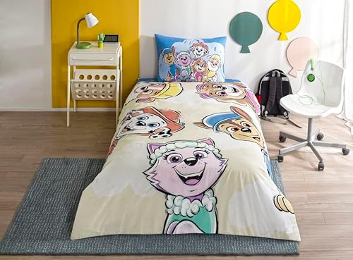 Alternative view of Paw Patrol Cloud Tek Kişilik Pamuk Nevresim Takımı