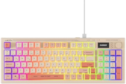 Alternative view of KB-79 SILENT PRO Bej/Pembe/Turuncu SESSİZ RGB Q Membrane Oyuncu Klavyesi