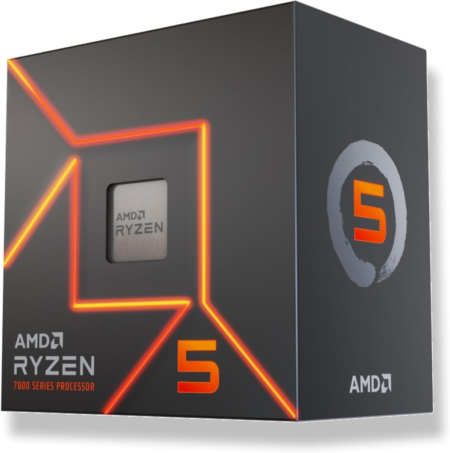 Alternative view of AMD RYZEN 5 7500X3D WOF KUTULU FANSIZ İŞLEMCİ