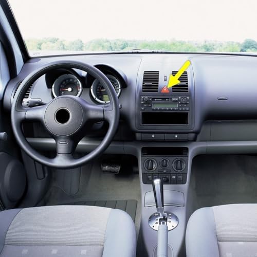 Alternative view of Kırmızı Üçgen Dörtlü Flaşör Düğmesi 6N0953235C VW Lupo ile uyumlu 1999-2006