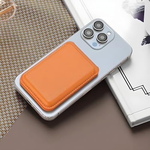Alternative view of Bix TMW4 MagSafe Uyumlu Kart Taşıma ve Telefon Stand Özellikli Katlanabilir Manyetik Deri Cüzdan ve Kartlık Uyumlu (Kahverengi)