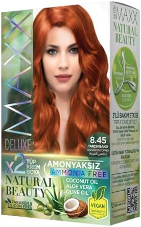 Natural Beauty Amonyaksız Set Saç Boyası 8.45 Tarçın Bakır
