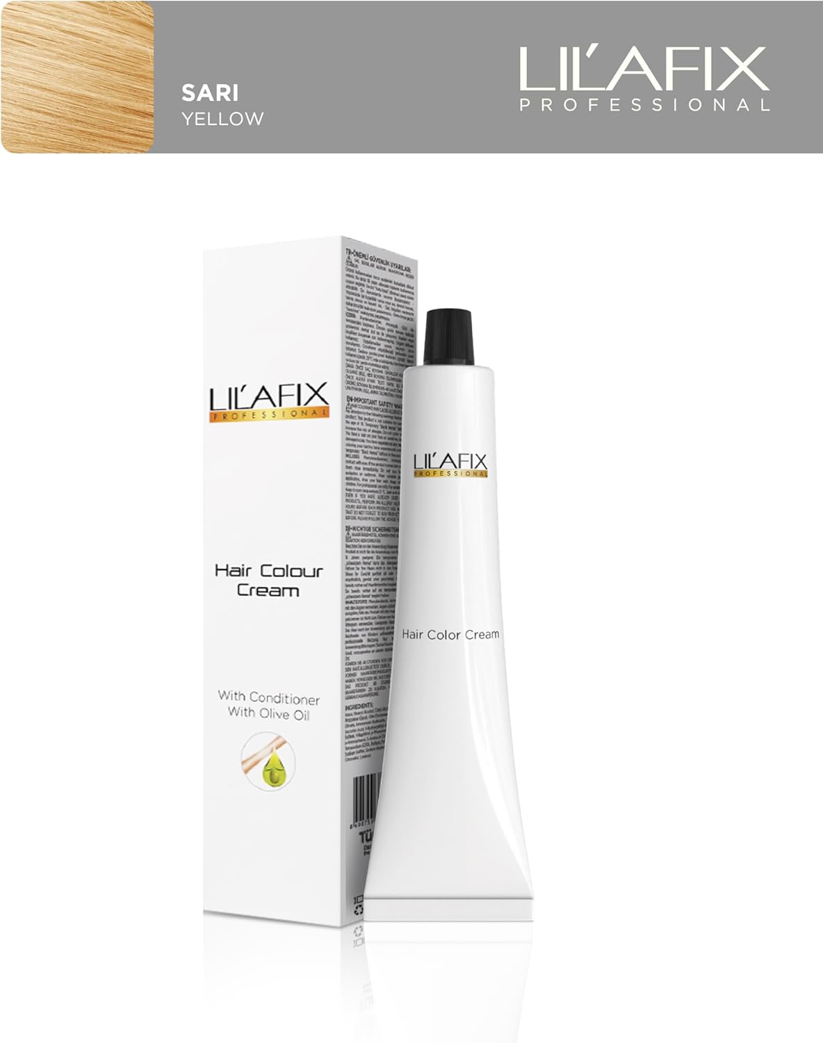 Tüp Saç Boyası 100 ml Sarı