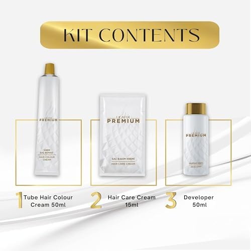 Alternative view of Premıum Yarı Kit Set Saç Boyası 7.1 Küllü Kumral