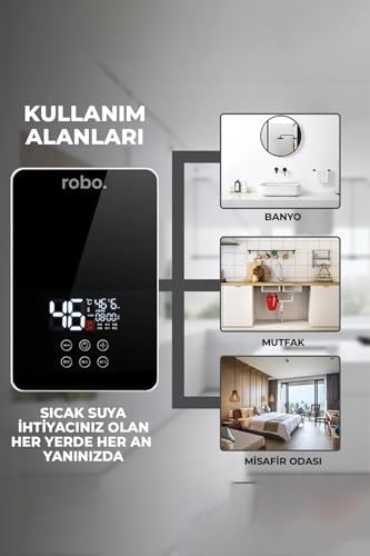 Alternative view of ROBO Dijital Akıllı Şofben - (DUŞ BAŞLIĞI HEDİYELİ)