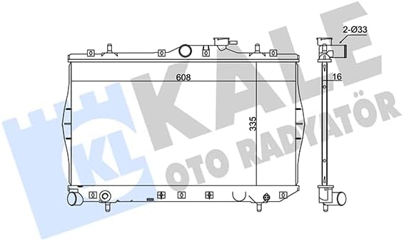Su Radyatörü Al/Pl/Brz I 1.3-1.5 95-00 KAL 347780