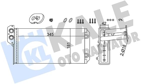 Kalorifer Radyatörü Benz Sprinter, Lt 28-35 II-28-46 II KAL 355280