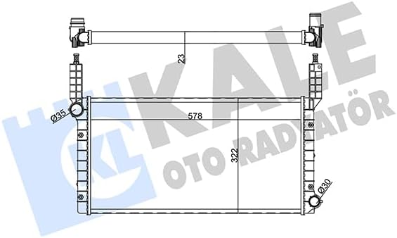 Su Radyatörü Al/Pl/Brz Doblo 1.2 Mpv Cargo 01 KAL 351225