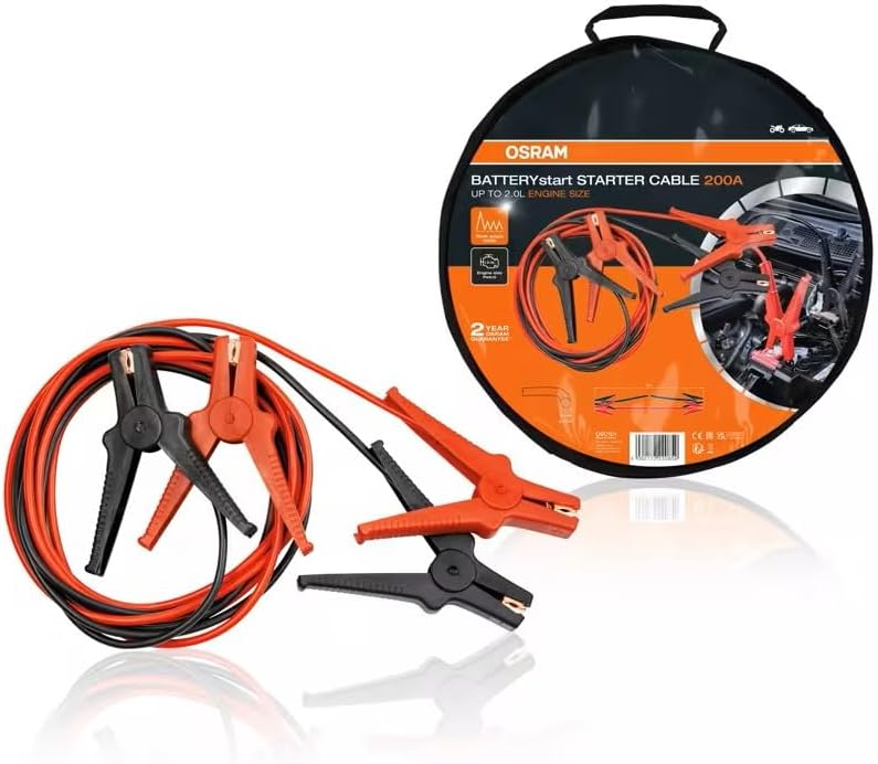 Akü Takviye Kablosu Batterystart Starter Cable 200A OSR OSC101